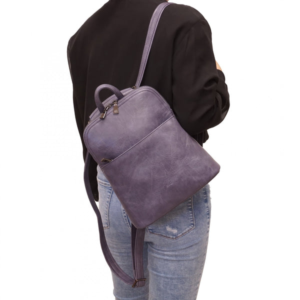 Maggie Convertible Backpack - Deep Purple