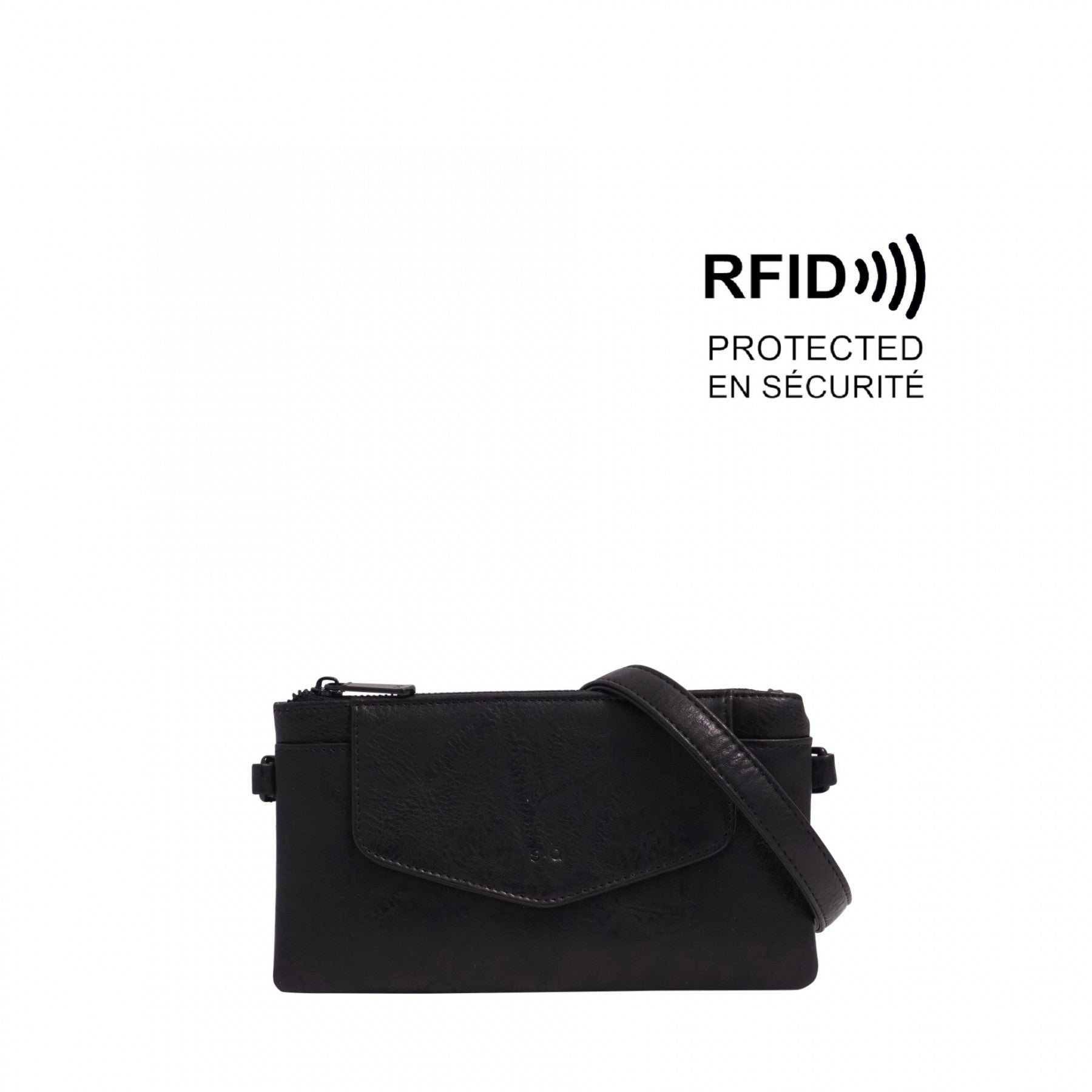 Priscilla Clutch/Crossbody - Black