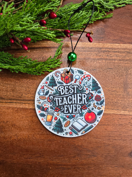 Teacher Ornament- Assorted