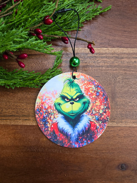Green Character Ornament -Assorted