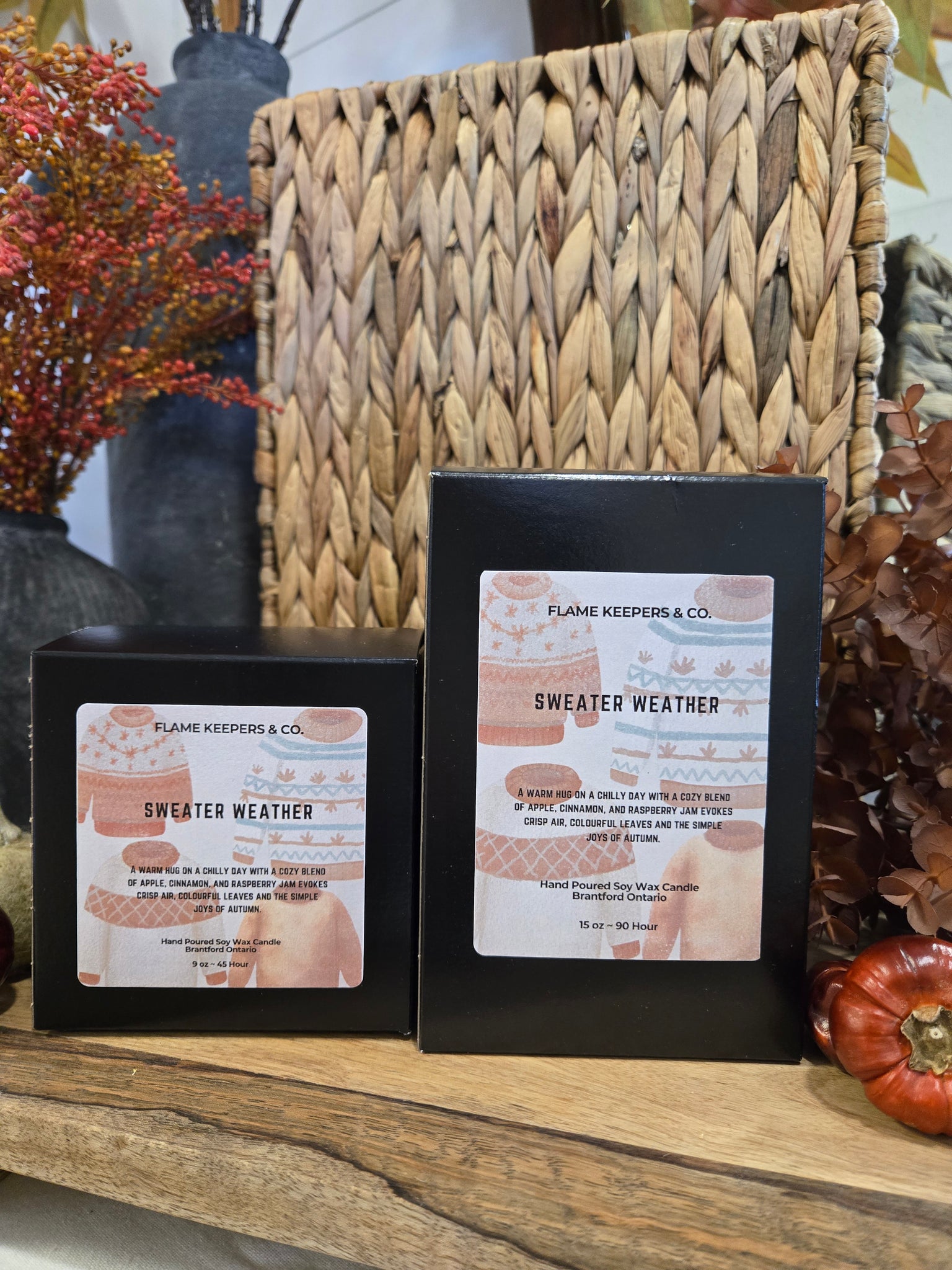 Sweater Weather Soy Jar Candle - 2 Sizes