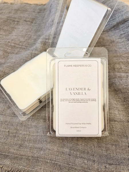 Lavender & Vanilla 3 oz Soy Wax Melt