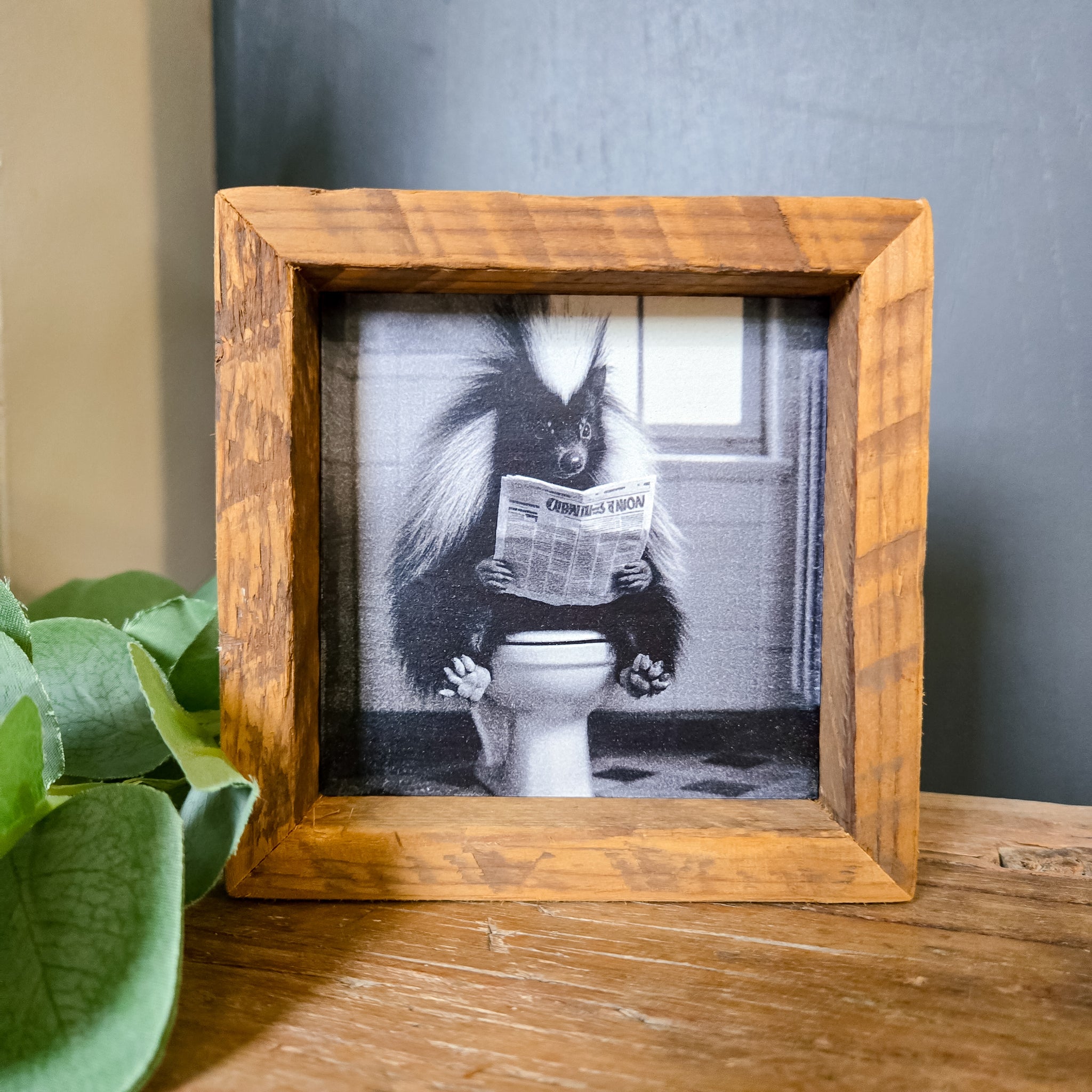 4x4 Skunk potty sign