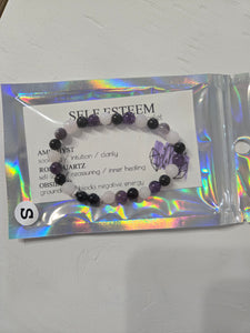 Crystal bracelet -Self esteem