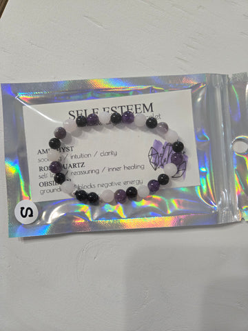 Crystal bracelet -Self esteem