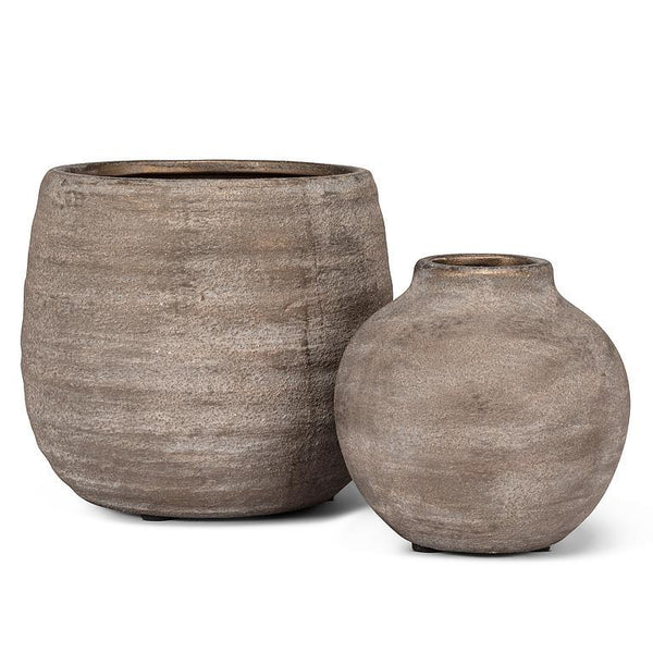 Coarse Texture Vase Bronze