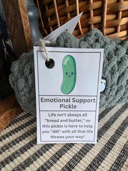Emotional Support pickle -Large