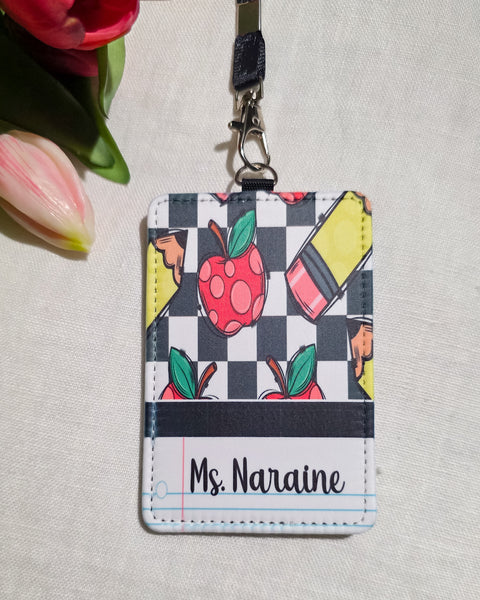 Teacher Badge Lanyard -CUSTOM