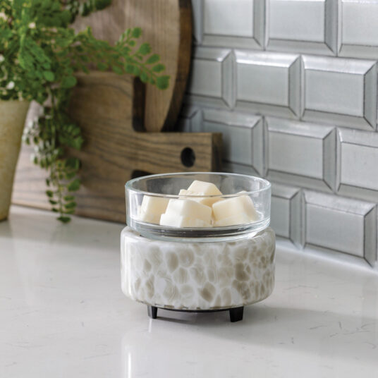 Swirl Glass 2-in-1 Fragrance Warmer