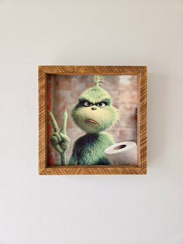 9x9 Peace Grinch TP sign.