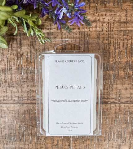 Peony Petals 3 oz Soy Wax Melt