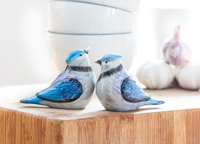 Blue Jay Salt and Pepper shakers