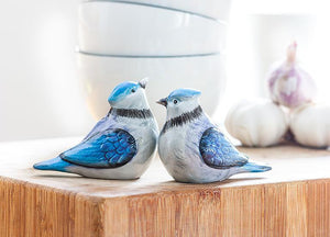 Blue Jay Salt and Pepper shakers