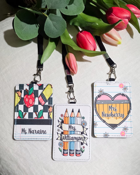 Teacher Badge Lanyard -CUSTOM