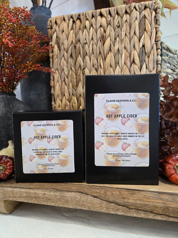 Hot Apple Cider Soy Jar Candle - 2 Sizes
