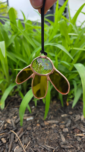 Small Stained Glass - DRIED FLORAL INLAYS