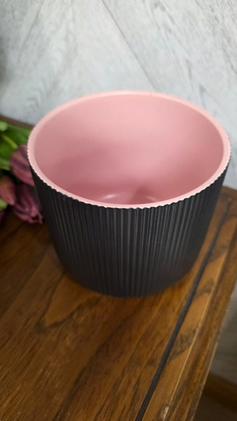 Ash and Pink Plant Pot