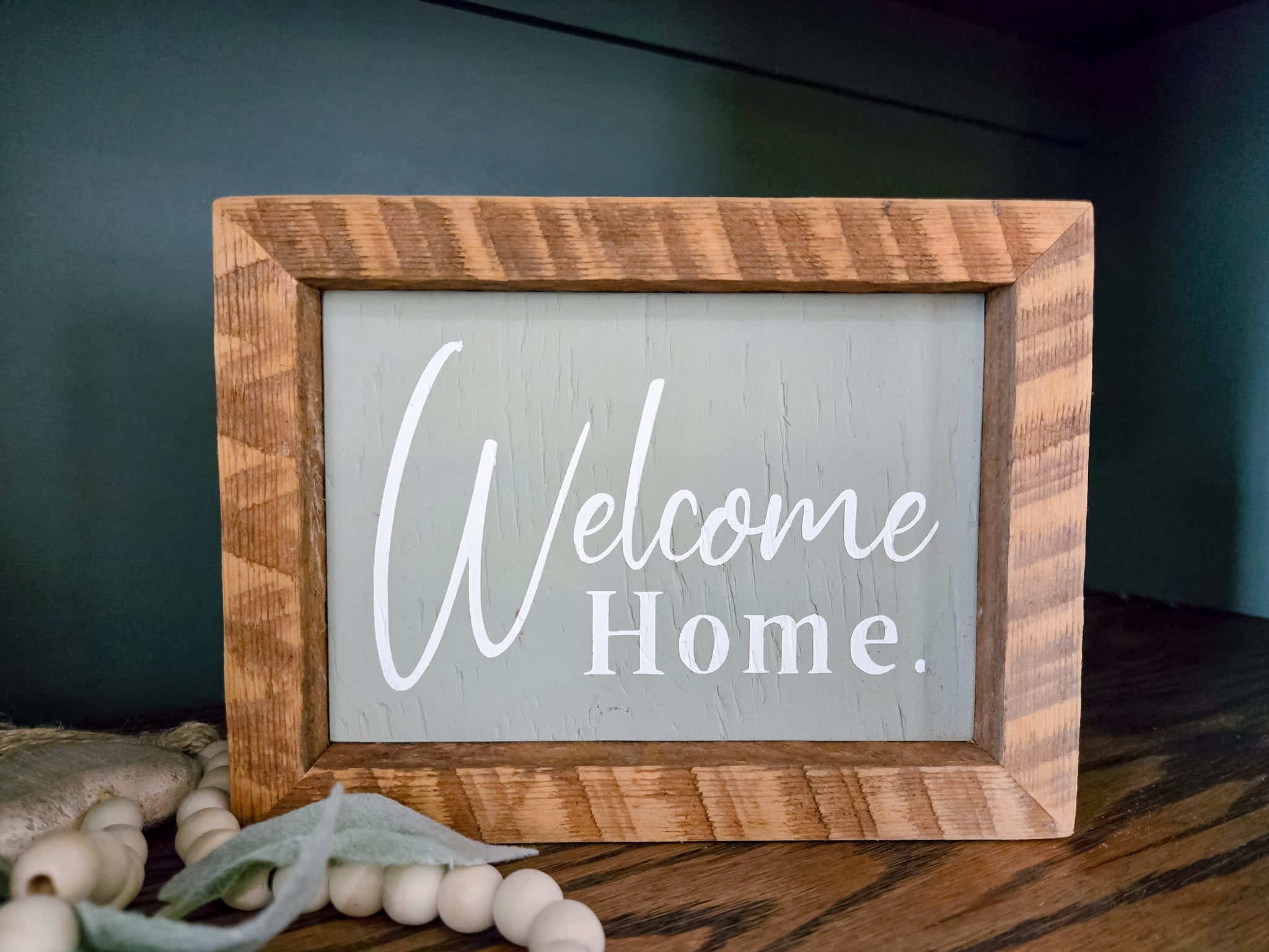 5x7 Welcome home sign