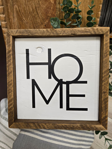 9x9  Home sign