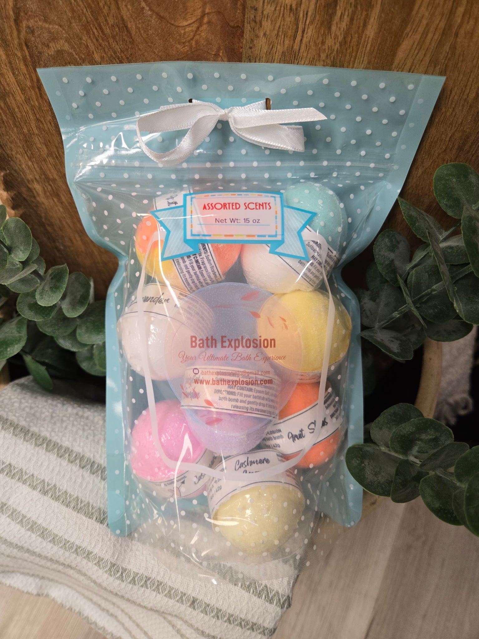 Mini Bath Bomb Package- Assorted Scents
