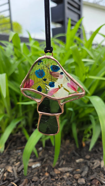 Small Stained Glass - DRIED FLORAL INLAYS