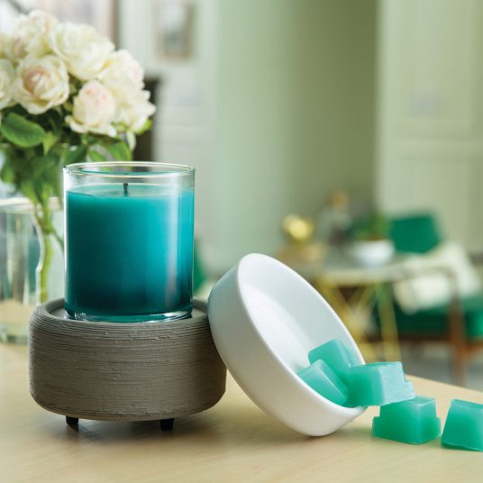 Grey Texture 2-in-1 Fragrance Warmer