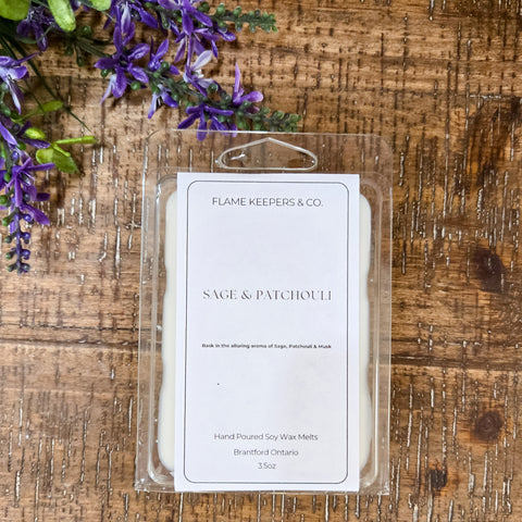 Sage & Patchouli 3oz Soy Wax Melts