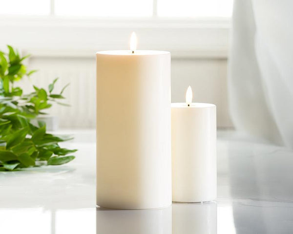 LED Pillar Candle - 4x8"H