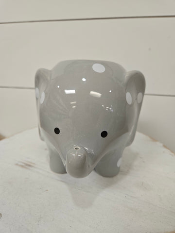 Polka Dot Elephant Jar
