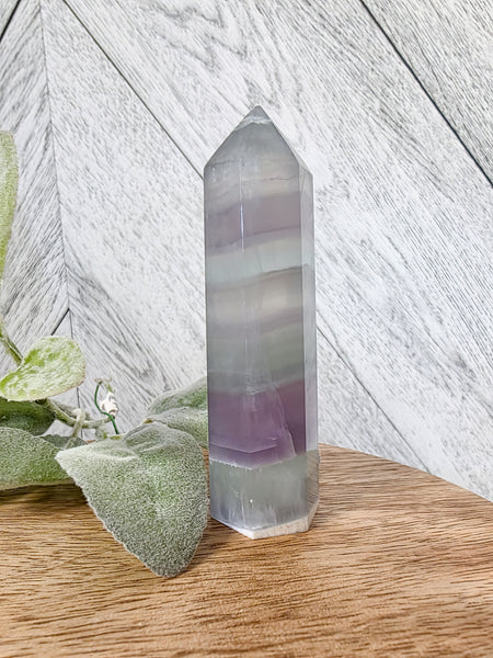 Rainbow Fluorite Point