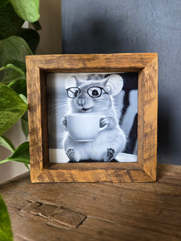 4x4 Coffee Mouse sign