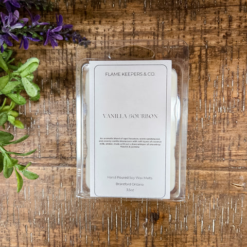 Vanilla Bourbon 3oz Soy Wax Melts