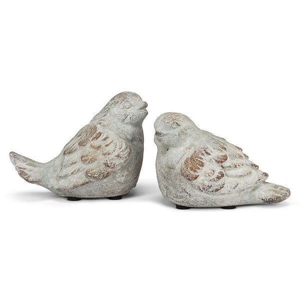 Sitting Cement Bird -small