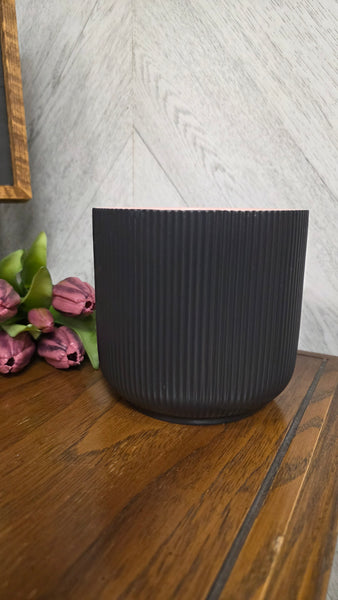 Ash and Pink Plant Pot