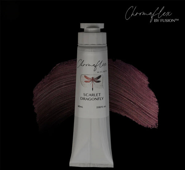 Scarlet Dragonfly-Chromaflex Color Shifting Paint- 60m