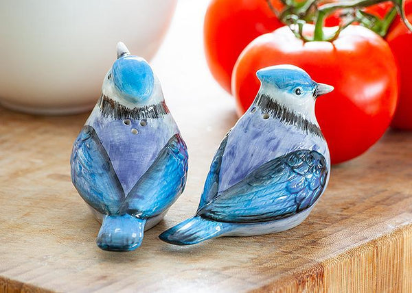 Blue Jay Salt and Pepper shakers