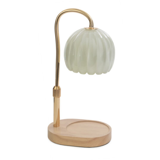 Milk Glass Candle Lamp Warmer
