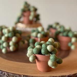 Felted String Of Pearls