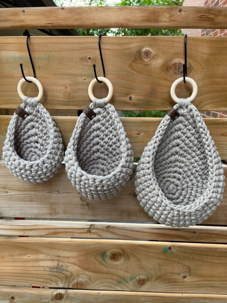 Cocoon Hanging Basket (Large) - 2 Colour Options, 3 Sizes