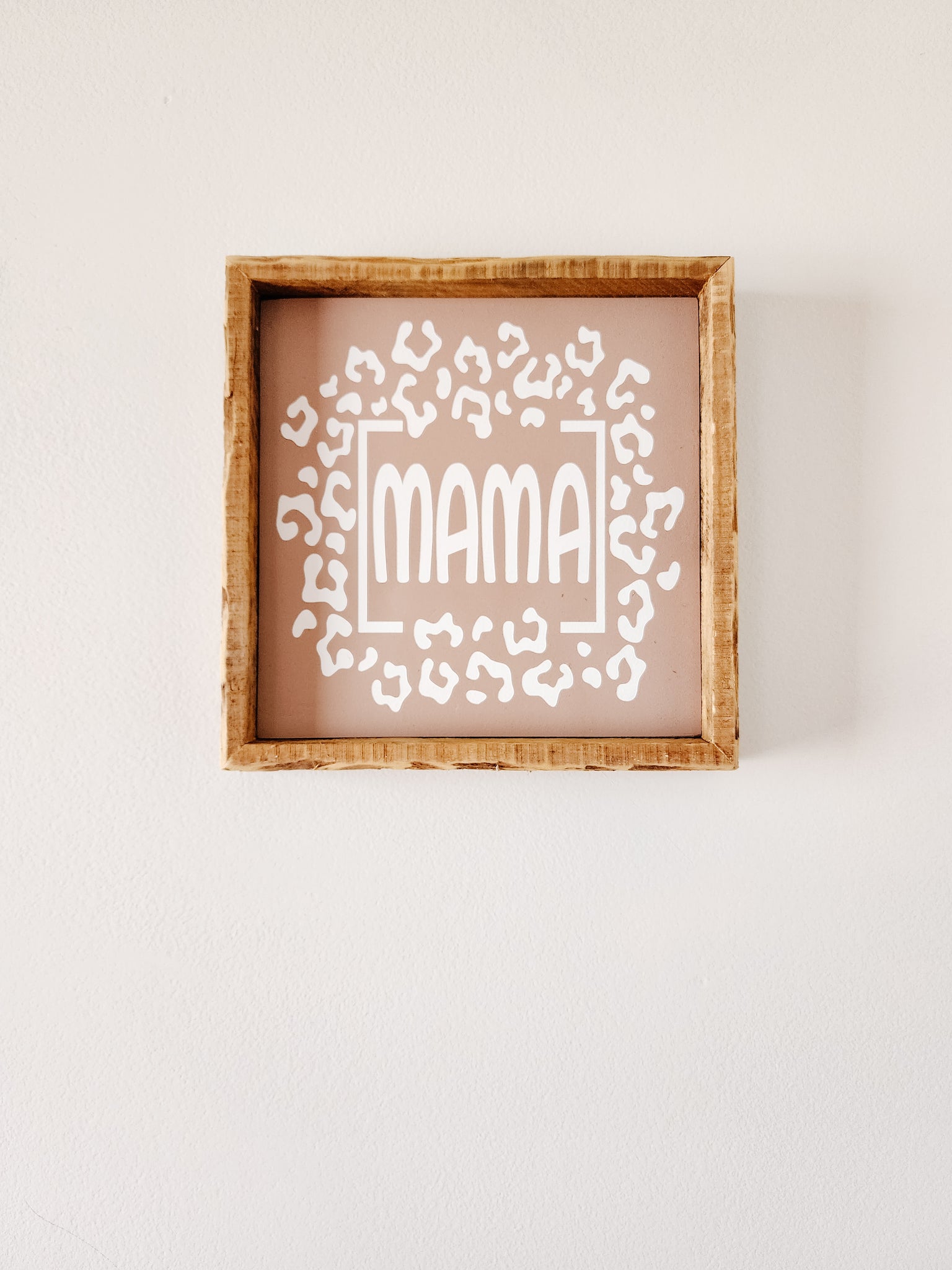 9x9 Mama sign