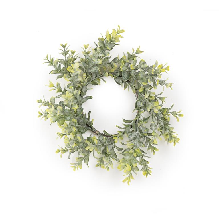 12″ Stone Dust Boxwood Wreath – Small