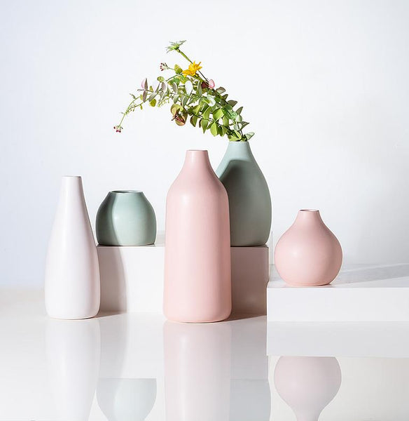 Medium Mint Matte Vase