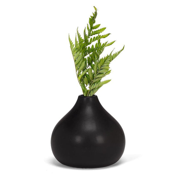 Medium Black Matte Vase
