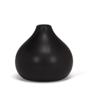 Medium Black Matte Vase