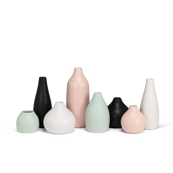 Medium Black Matte Vase