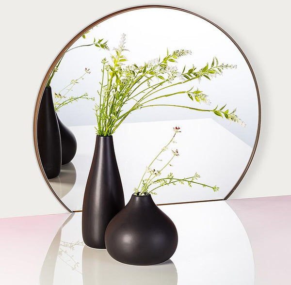 Medium Black Matte Vase