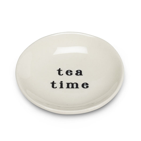 Tea Time Plate - Tea Bag Holder