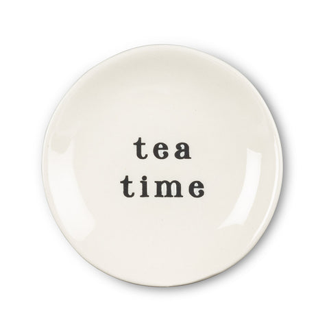 Tea Time Plate - Tea Bag Holder
