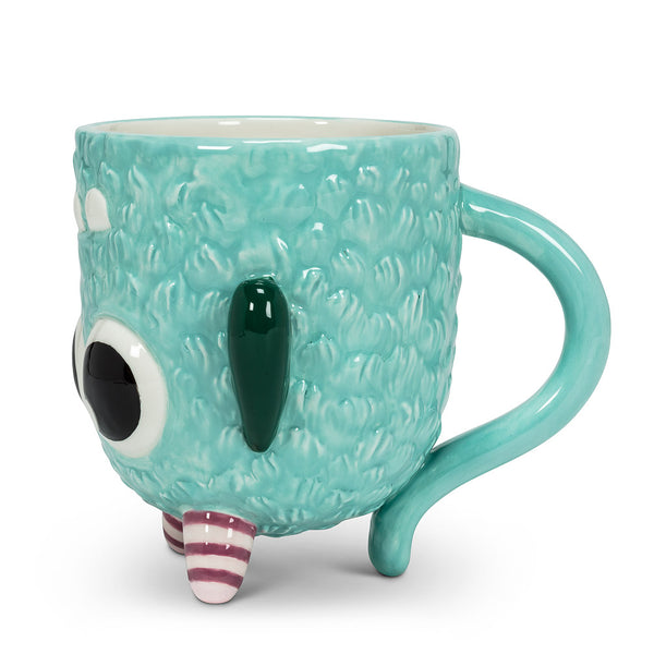 Upside Down Monster Mug - Blue