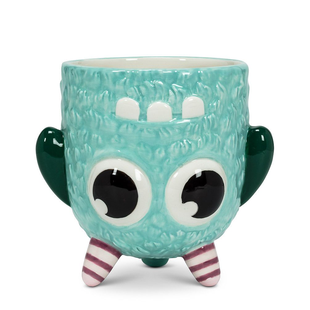 Upside Down Monster Mug - Blue